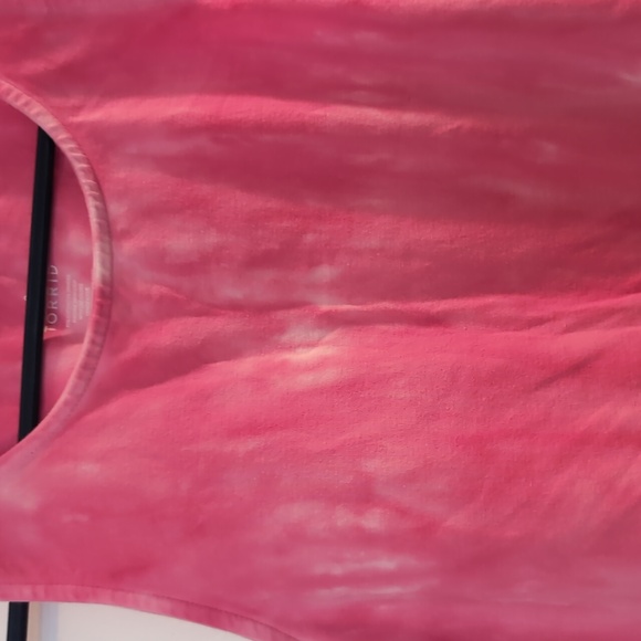 Torrid Pink Tie-dyed Tank - Picture 2 of 4